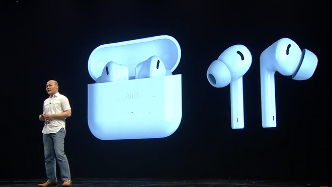 BKAV h&eacute; lộ tai nghe AirB với thiết kế giống AirPods Pro - Ảnh 1.