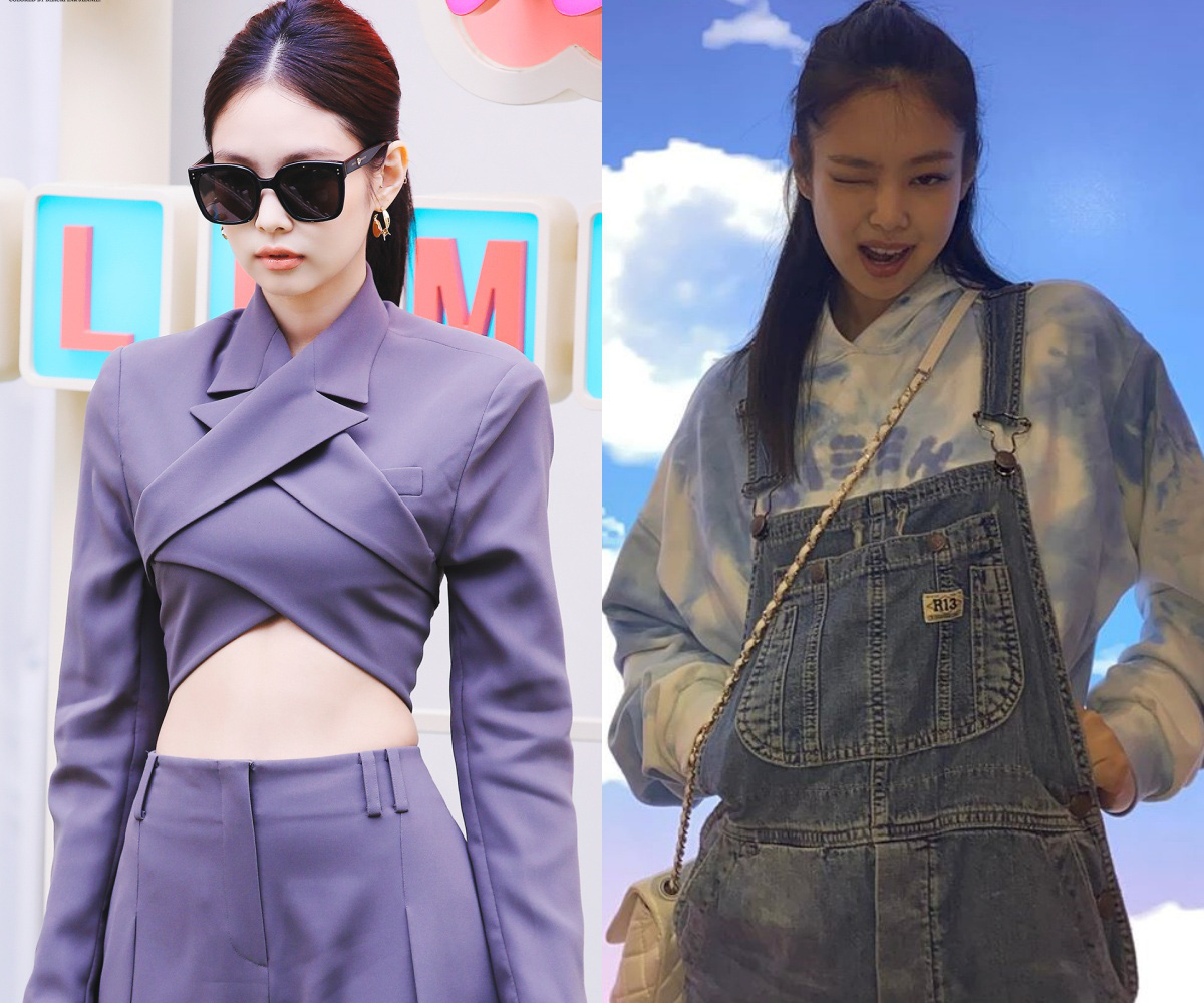 Phát sốt với màn biến hình từ nữ CEO sang chảnh thành cô bé cute của Jennie, càng ngất lịm khi kéo xuống vòng eo nhỏ khó tin - Ảnh 1.