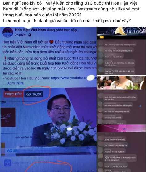 Xôn xao nghi vấn BTC Hoa hậu Việt Nam hack view livestream họp báo để sống ảo, chuyện gì đây? - Ảnh 3.