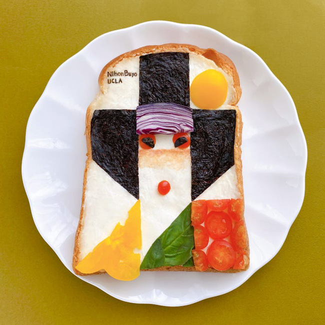 Học nghệ sĩ Nhật làm cho bữa sáng của mình trở nên thú vị bằng cách biến bánh mì thành những bức tranh tuyệt đẹp - Ảnh 5.