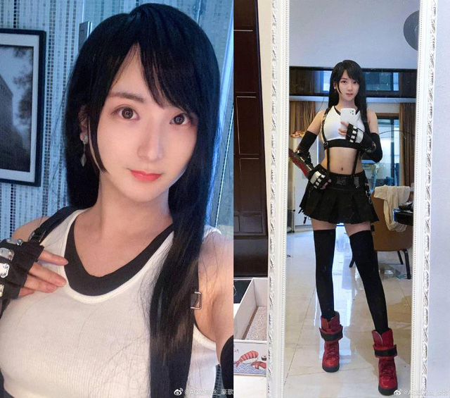 Cosplay Tifa xinh như tiên nữ và sự thật khiến nhiều người không tin vào mắt mình - Ảnh 2.