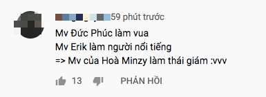 Mercy instead of Duc Phuc - Erik: Making his MV gives an A-list star young master a chance to make a cameo for Hoa Minzy to play ... eunuch - Photo 12.