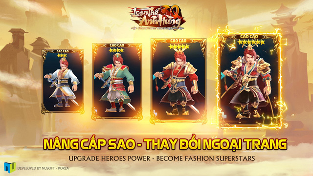 Loạn Thế Anh H&ugrave;ng 3Q: Bom tấn chiến thuật kh&ocirc;ng cấp Vip - kh&ocirc;ng chiến lực, đẳng cấp game H&agrave;n đạt chuẩn quốc tế, mở duy nhất 1 server - Ảnh 13.