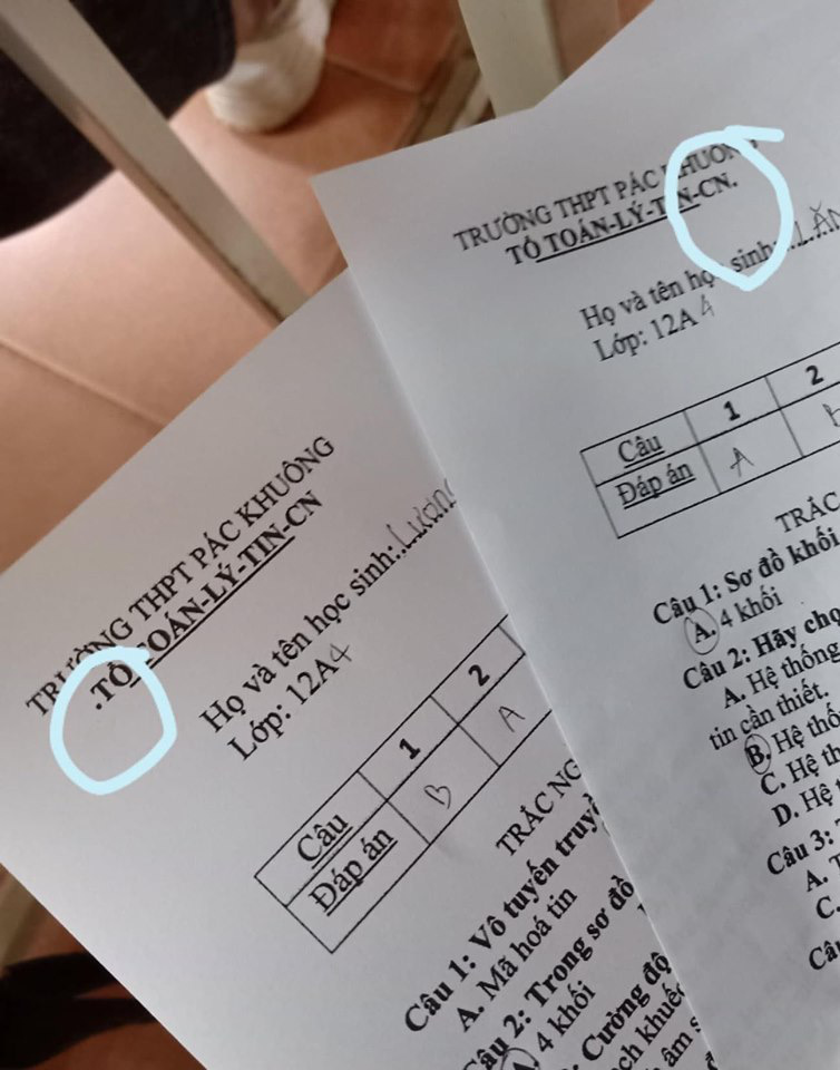 Đặt m&atilde; đề thi d&agrave;i cả tận c&acirc;y số, học sinh kh&oacute;c th&eacute;t v&igrave; độ lầy lội của thầy c&ocirc;: Thế n&agrave;y th&igrave; quay cop kiểu g&igrave;? - Ảnh 4.