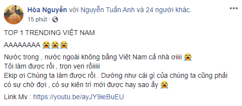 1h sáng, Erik cuối cùng đã chịu nhường top 1 trending cho Hoà Minzy làm cả ekip mất ngủ, màn comeback thành công ngoạn mục với loạt thành tích ấn tượng! - Ảnh 4.