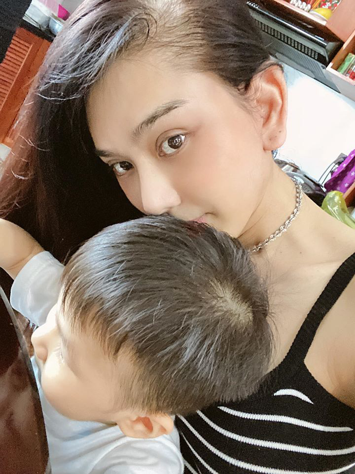 As smart as Lam Khanh Chi: tells just one story, showing off her son as he reveals his attitude towards her husband after a loud crack - Picture 5.