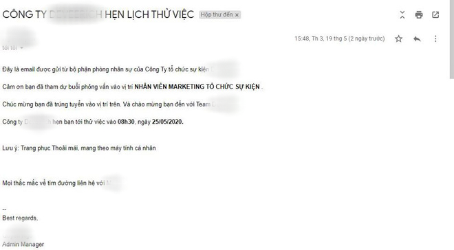 Nữ sinh tức tối bị nhà tuyển dụng lật kèo hủy lịch phút chót, dân mạng soi ra chi tiết bất thường mà công ty nào cũng hay xài - Ảnh 1.