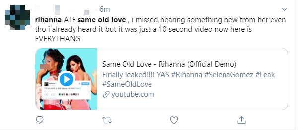 Bất ngờ rò rỉ bản demo Same Old Love do Rihanna hát, netizen khẳng định luôn bản chính thức của Selena Gomez coi như về vườn? - Ảnh 5.