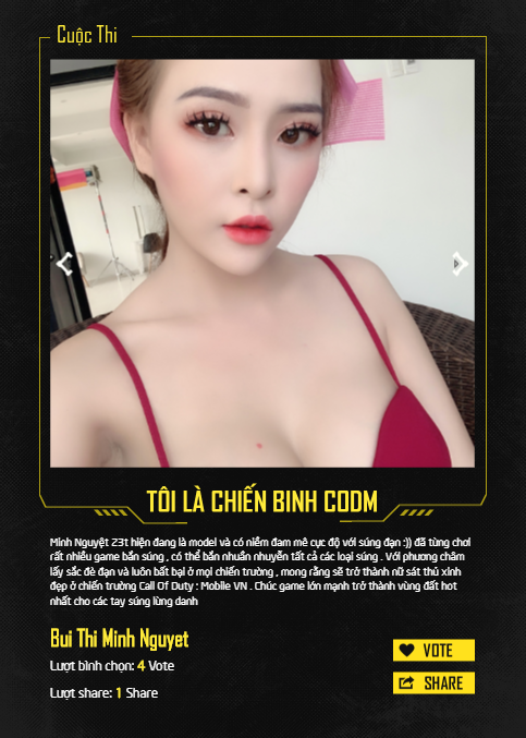 Biên tập viên VTV, hotgirl chân dài và hàng loạt mỹ nhân tranh nhau khoe sắc trong cuộc thi Tôi là chiến binh Call of Duty Mobile! - Ảnh 7.