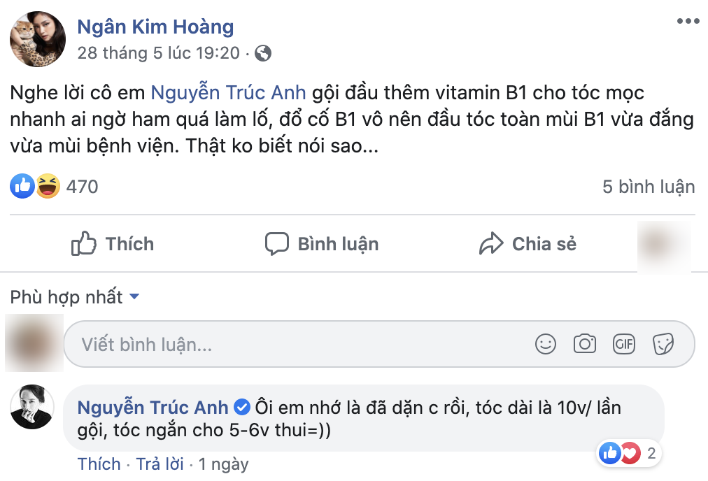 Gội đầu với vitamin B1: Chiêu làm dày tóc đang được Trúc Anh, Salim áp dụng - chị em hóng rần rần nhưng hiệu quả đến đâu? - Ảnh 3.