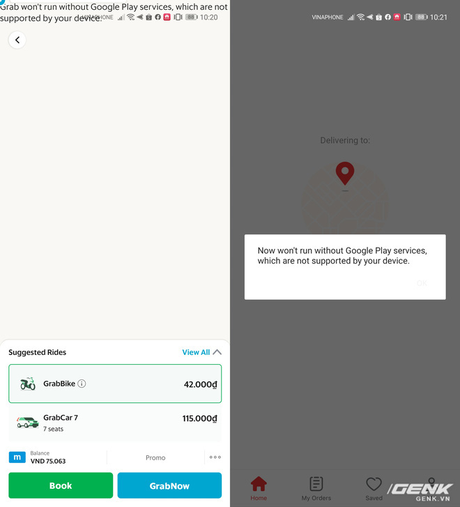 Dùng Grab trên smartphone Huawei mới thấy Google đã khôn khéo như thế nào - Ảnh 2.