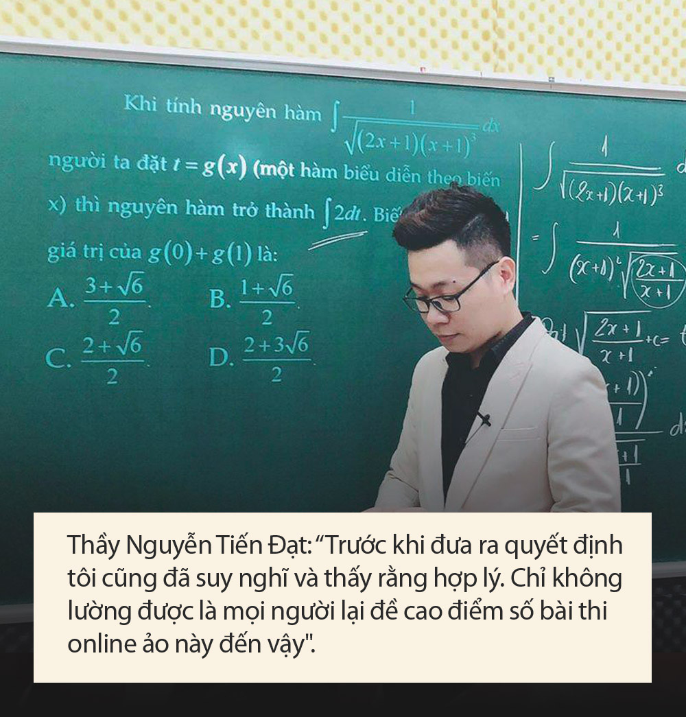 Thầy To&aacute;n bị tố gi&uacute;p học sinh gian lận thi cử đưa ra l&yacute; do: T&ocirc;i sai với cộng đồng mạng nhưng đ&uacute;ng với học tr&ograve; của m&igrave;nh - Ảnh 3.