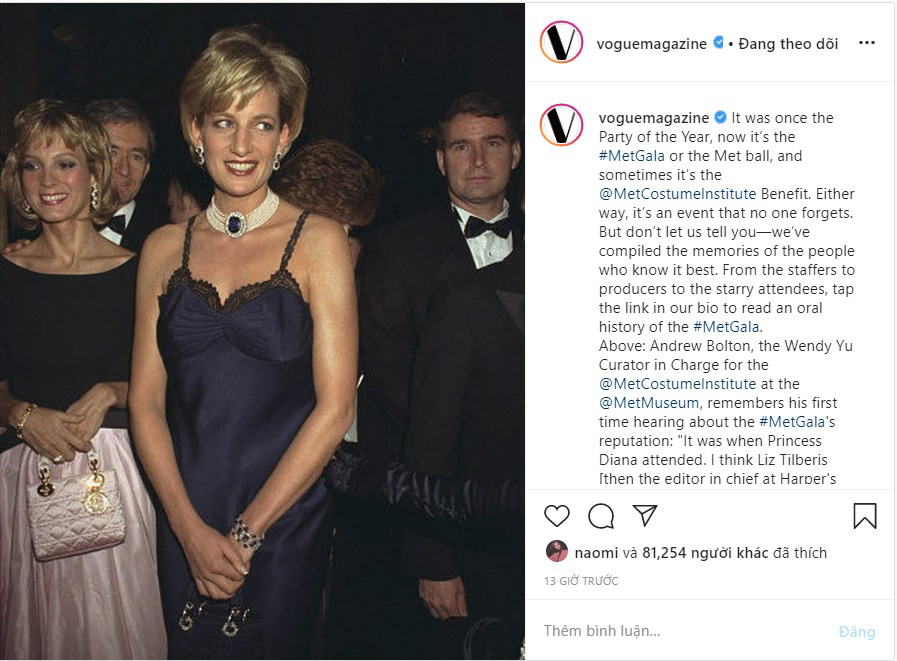 24 năm trước, Công nương Diana từng khiến cả thế giới phải sốc khi cả gan diện váy 2 dây sexy phá luật hoàng gia đến Met Gala - Ảnh 7.