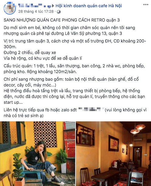 Chia sẻ kinh nghiệm phũ ph&agrave;ng khi mua lại qu&aacute;n c&agrave; ph&ecirc;: Qu&aacute;n ế, kh&ocirc;ng c&oacute; kh&aacute;ch mới phải sang nhượng! - Ảnh 2.