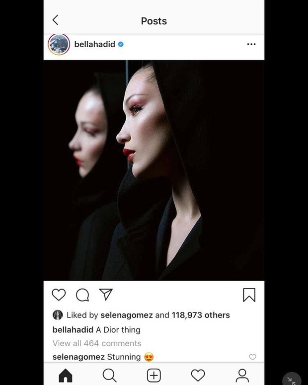 Pha xử lý cồng kềnh của Bella Hadid: Follow và unfollow Selena Gomez cùng 1 ngày, khi là tình địch, mãi mãi không ưa? - Ảnh 4.