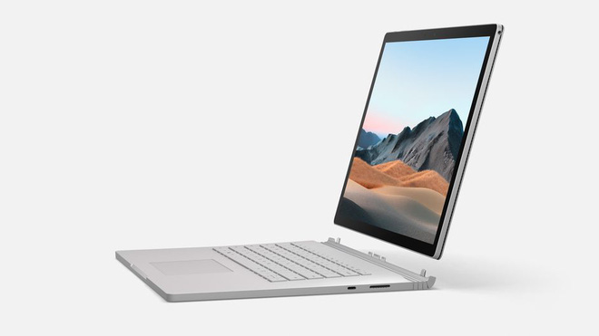 Surface Book 3 ra mắt: Thiết kế kh&ocirc;ng đổi, hiệu năng mạnh hơn 50%, GTX 1650/1660 Ti, gi&aacute; từ 1599 USD - Ảnh 1.
