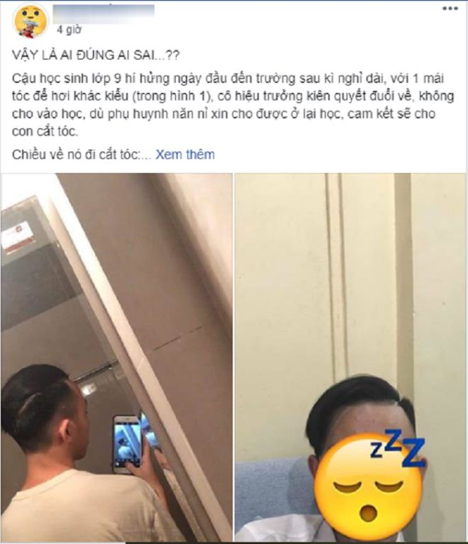 Nam sinh Hải Phòng nuôi tóc dài bị đình chỉ học gây tranh cãi  Netizen   Việt Giải Trí