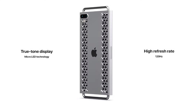 Concept iPhone 12 “điên rồ” chưa từng thấy: Chẳng khác gì cái nạo phô mai được gắn bánh xe như Mac Pro - Ảnh 6.