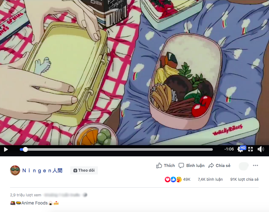 Clip tổng hợp các cảnh có đồ ăn trong anime Nhật đang siêu viral ...