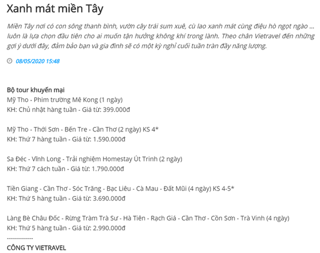 H&agrave;ng loạt tour du lịch nội địa gi&aacute; rẻ giảm s&acirc;u sau dịch Covid-19 - Ảnh 1.
