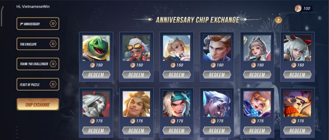 Liên Quân Mobile: Garena huy động 70 tướng, 28 skin cho game thủ chọn ở event mừng sinh nhật 3 tuổi Liên Quân Mobile: Garena huy động 70 tướng, 28 skin cho game thủ chọn ở event mừng sinh nhật 3 tuổi