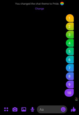 Messenger lại có giao diện mới mừng Tháng tự hào LGBT - Ảnh 2.