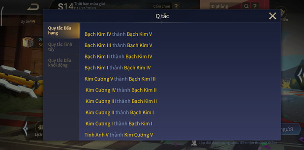 Lien Quan Mobile Ä'a Co Thong Tin Reset Rank Cuá»'i Mua He Lá»™ Skin ThÆ°á»Ÿng Ä'áº¥u Háº¡ng Mua 15