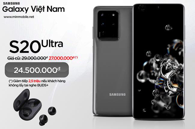 Samsung Galaxy S20 Ultra giảm giá bất ngờ sau 3 tháng ra mắt, nhưng iPhone 11 Pro Max vẫn là hàng hot - Ảnh 1.