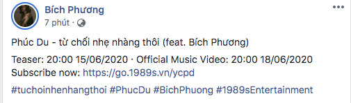 Bích Phương lách luật xuất hiện trong MV của Phúc Du, nhưng vừa đăng poster đã bị fan tóm gọn chuyện giấu đầu hở đuôi? - Ảnh 1.