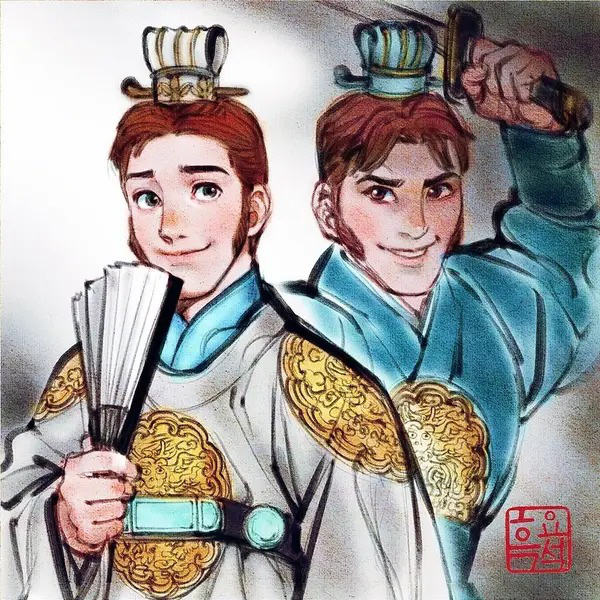 Loạt ảnh đẹp hết nấc khi các nhân vật trong phim Disney khoác lên mình những bộ trang phục truyền thống của Hàn Quốc - Ảnh 14.
