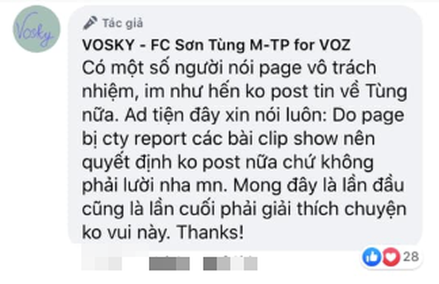 Chưa đầy nửa năm, cả 3 FC lớn của Sơn Tùng M-TP đều đồng loạt dừng hoạt động, bao gồm cộng đồng kì cựu hơn 300k follow! - Ảnh 3.