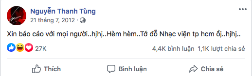 Dân mạng bất ngờ share rần rần 2 status của Sơn Tùng M-TP cách đây 8 năm! - Ảnh 1.