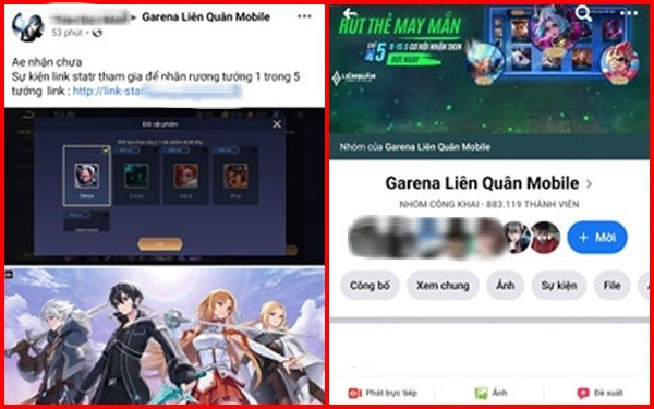 Garena phản hồi vụ link website lừa đảo xuất hiện trên nhóm cộng đồng Liên Quân Mobile - Ảnh 2.