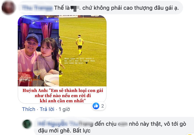 Netizen thất vọng và bất lực với Huỳnh Anh vì phát ngôn sẽ không bỏ Quang Hải sau tất cả scandal tình ái - Ảnh 2.