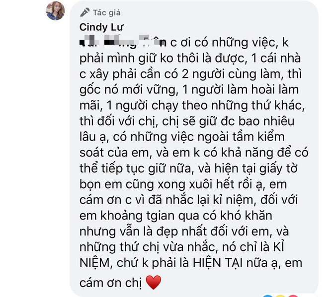 Bảo Ngọc ngầm hé lộ nguyên nhân ly hôn và khẳng định cực căng: “Em không cần tiền trợ cấp của Hoài Lâm, em không rẻ rúng!” - Ảnh 3.