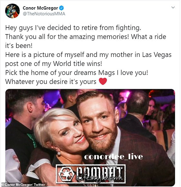 Gã điên Conor McGregor khiến các fan sốc nặng khi bất ngờ tuyên bố giải nghệ ở tuổi 31 - Ảnh 1.