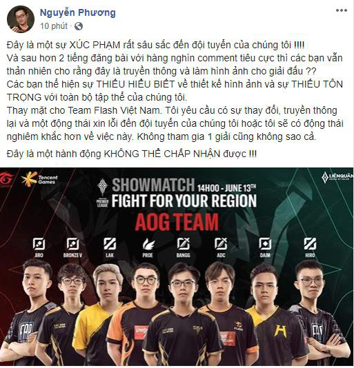 Poster đội hình tham dự showmatch Liên Quân trước thềm APL gây tranh cãi, giám đốc Team Flash lên tiếng phản ứng gay gắt! - Ảnh 7.