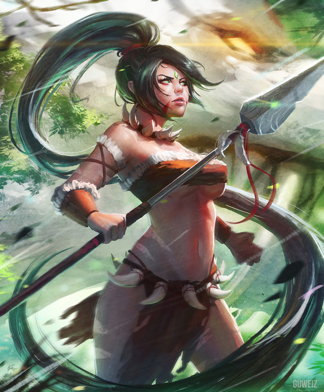 Rạo rực với cosplay Nidalee tâm hồn căng mọng, trắng hồng từng milimet của nữ coser Hàn Quốc - Ảnh 2.