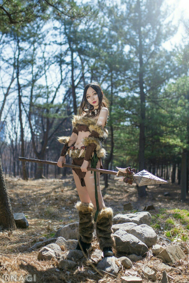 Rạo rực với cosplay Nidalee tâm hồn căng mọng, trắng hồng từng milimet của nữ coser Hàn Quốc - Ảnh 11.