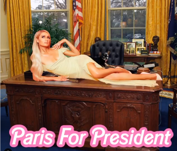 Paris Hilton tuyên bố tranh cử Tổng thống Mỹ, dự định sẽ sơn Nhà Trắng thành Nhà Hồng! - Ảnh 2.