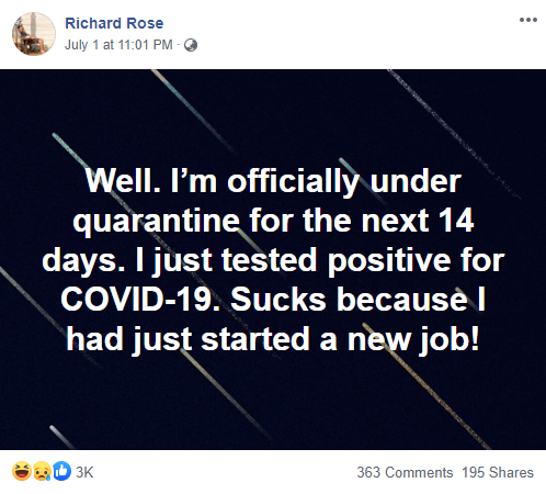 Thanh niên lên Facebook làm anh hùng bàn phím coi thường khẩu trang và cái kết nhiễm Covid-19 không kịp trở tay! - Ảnh 4.