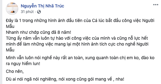 Nhã Trúc gây chú ý với quan điểm về nghề người mẫu sau 8 năm: Nghề này rất an toàn, xung quanh toàn chị em, đào không ra nguy hiểm! - Ảnh 3.