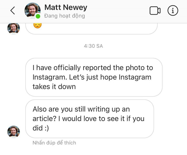 Vũ Khắc Tiệp bị nhiếp ảnh gia nước ngoài report Instagram vì dùng chùa ảnh mà không chịu xin lỗi - Ảnh 4.