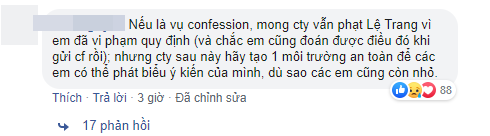 Công ty chủ quản chính thức lên tiếng trước tin đồn thành viên SGO48 Lệ Trang bị đình chỉ vì viết confession đòi kiện công ty - Ảnh 3.