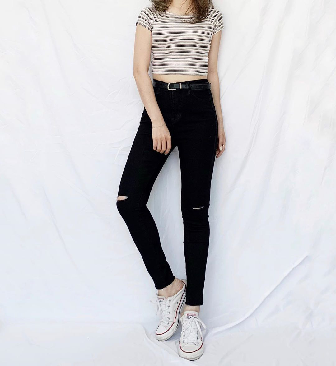 10 kiểu quần mix cực “ngọt” cùng crop top, đã thế lại còn “hack” chân dài hơn 10cm là ít  - Ảnh 9.