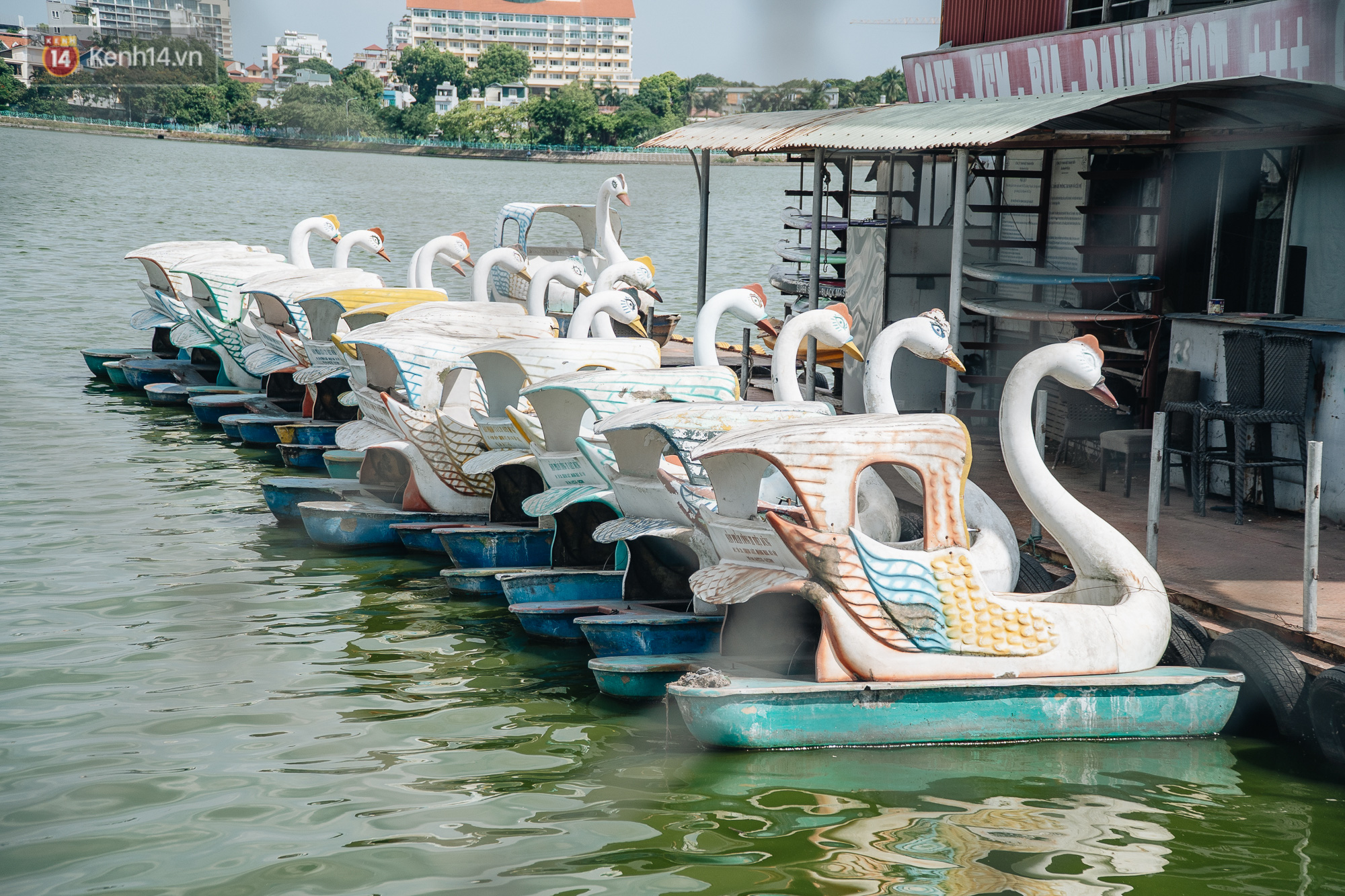 Ảnh: Cận cảnh nghĩa địa du thuyền từng một thời sầm uất ở Hồ T&acirc;y - Ảnh 9.