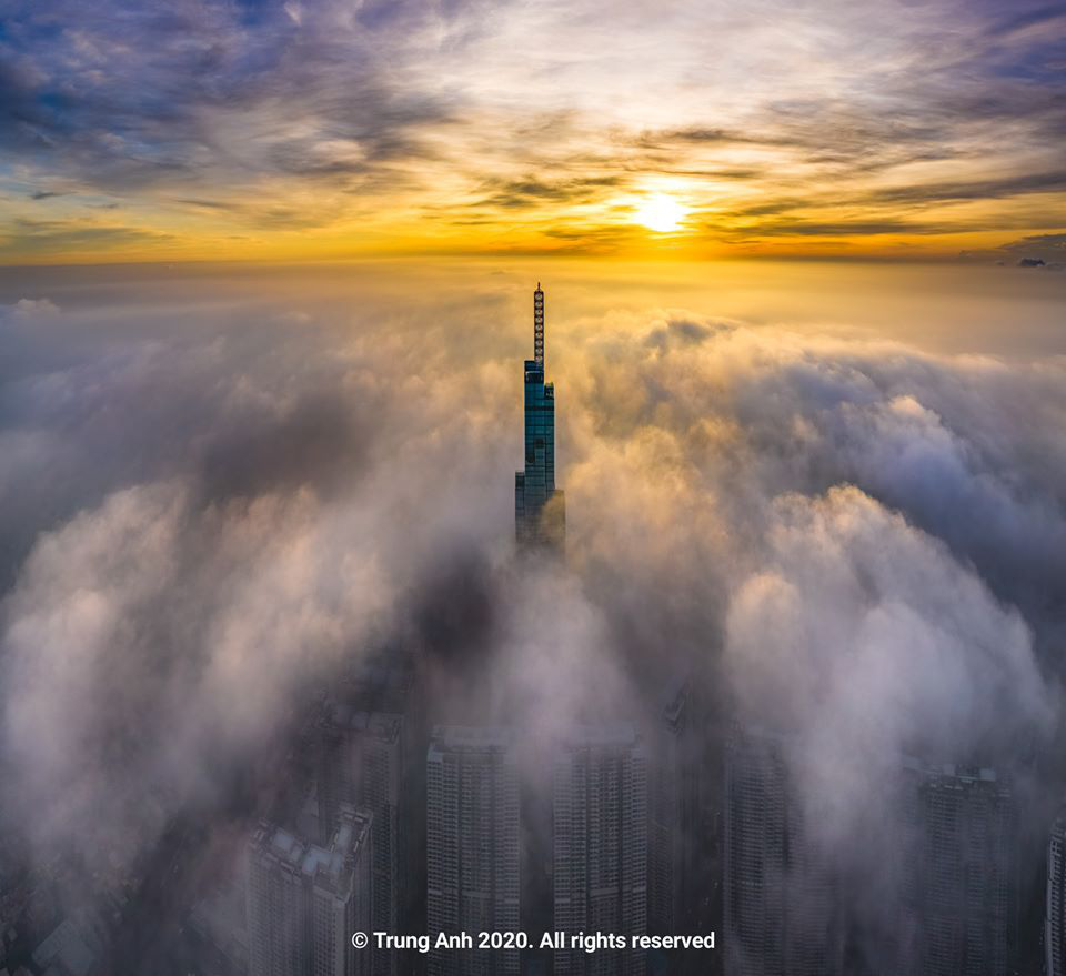 Khoảnh khắc 2 to&agrave; th&aacute;p cao nhất S&agrave;i G&ograve;n v&ocirc; t&igrave;nh lọt chung khung h&igrave;nh khiến d&acirc;n mạng thảng thốt: Đẹp như cảnh trong phim Hollywood vậy! - Ảnh 13.