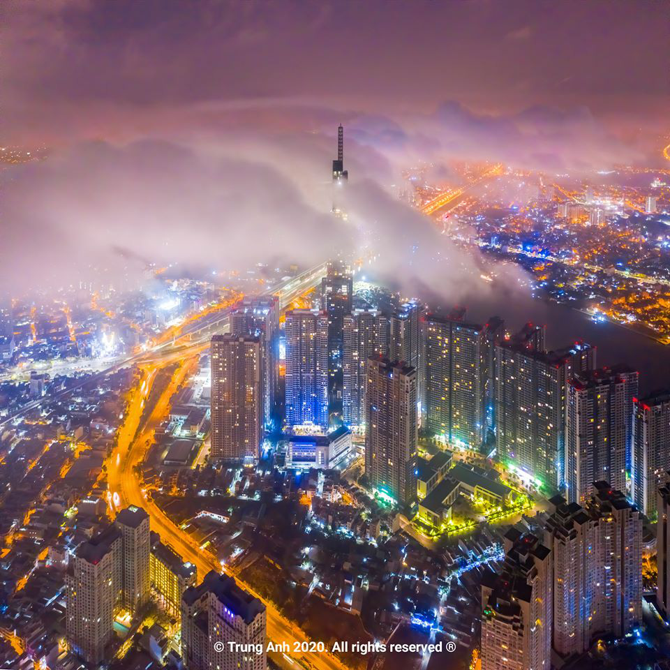 Khoảnh khắc 2 to&agrave; th&aacute;p cao nhất S&agrave;i G&ograve;n v&ocirc; t&igrave;nh lọt chung khung h&igrave;nh khiến d&acirc;n mạng thảng thốt: Đẹp như cảnh trong phim Hollywood vậy! - Ảnh 14.