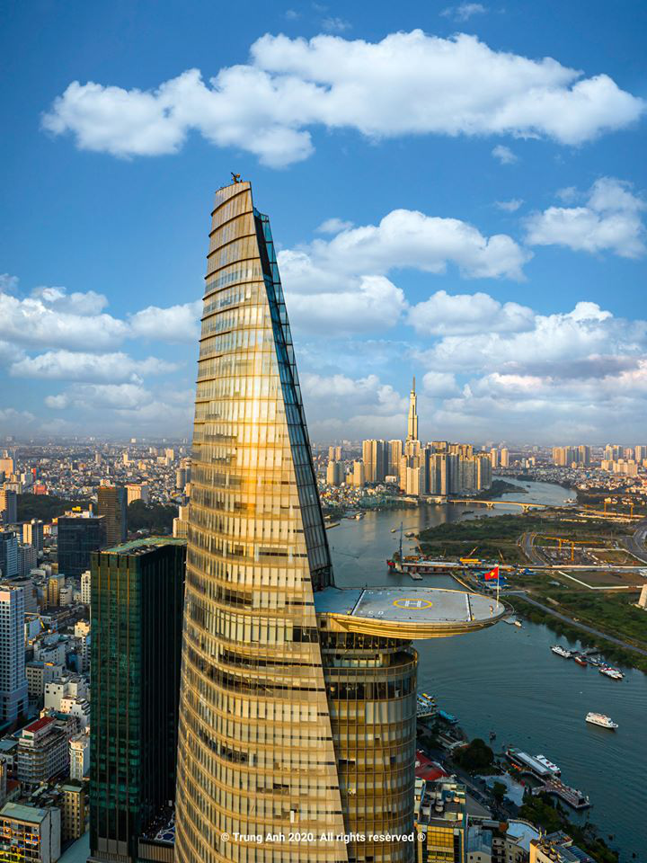 Khoảnh khắc 2 to&agrave; th&aacute;p cao nhất S&agrave;i G&ograve;n v&ocirc; t&igrave;nh lọt chung khung h&igrave;nh khiến d&acirc;n mạng thảng thốt: Đẹp như cảnh trong phim Hollywood vậy! - Ảnh 5.