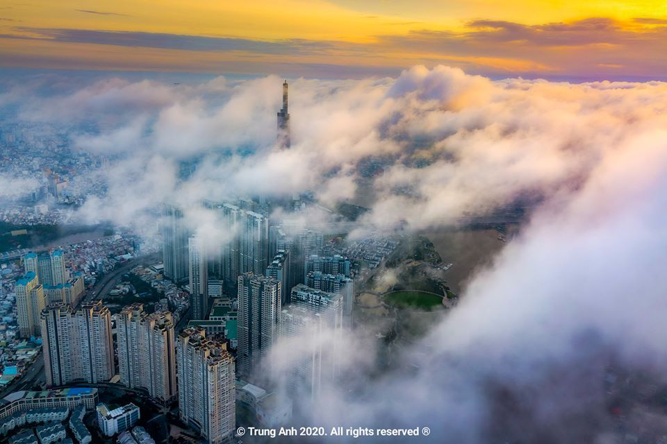 Khoảnh khắc 2 to&agrave; th&aacute;p cao nhất S&agrave;i G&ograve;n v&ocirc; t&igrave;nh lọt chung khung h&igrave;nh khiến d&acirc;n mạng thảng thốt: Đẹp như cảnh trong phim Hollywood vậy! - Ảnh 15.